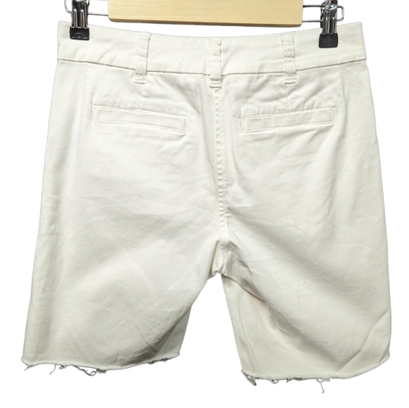 J. Crew Stretch Chino Cut Off Bermuda Shorts Sz 0 - Picture 2 of 9